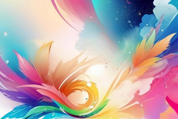 Background colorful design ai generated best quality hyper realistic wallpaper image