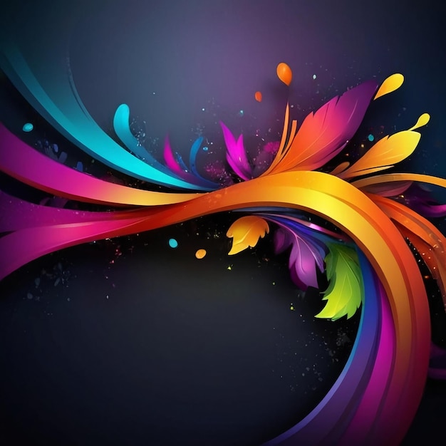 Background colorful design ai generated best quality hyper realistic wallpaper image