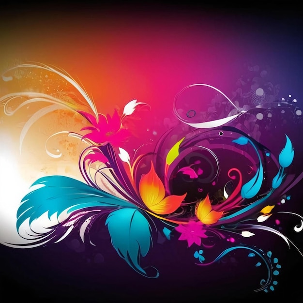 Background colorful design ai generated best quality hyper realistic wallpaper image