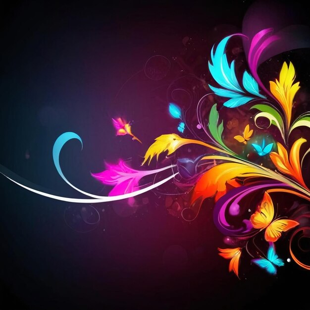 Background colorful design ai generated best quality hyper realistic wallpaper image