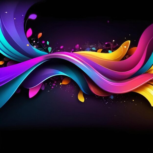 Background colorful design ai generated best quality hyper realistic wallpaper image