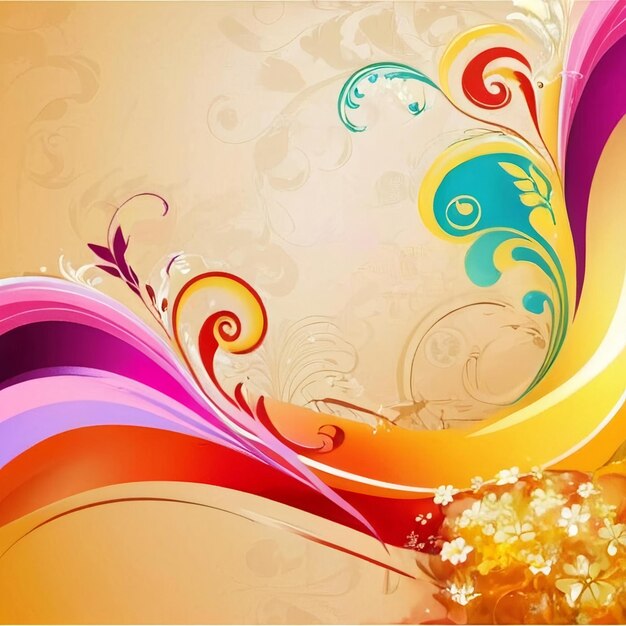 Background colorful design ai generated best quality hyper realistic wallpaper image