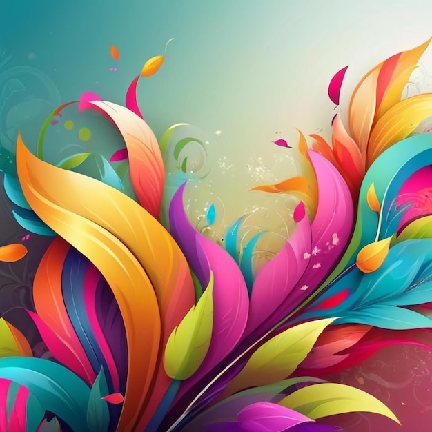 Background colorful design ai generated best quality hyper realistic wallpaper image