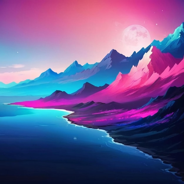 Background colorful design ai generated best quality hyper realistic wallpaper image