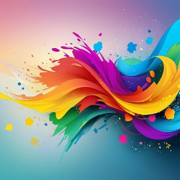 Background colorful design ai generated best quality hyper realistic wallpaper image