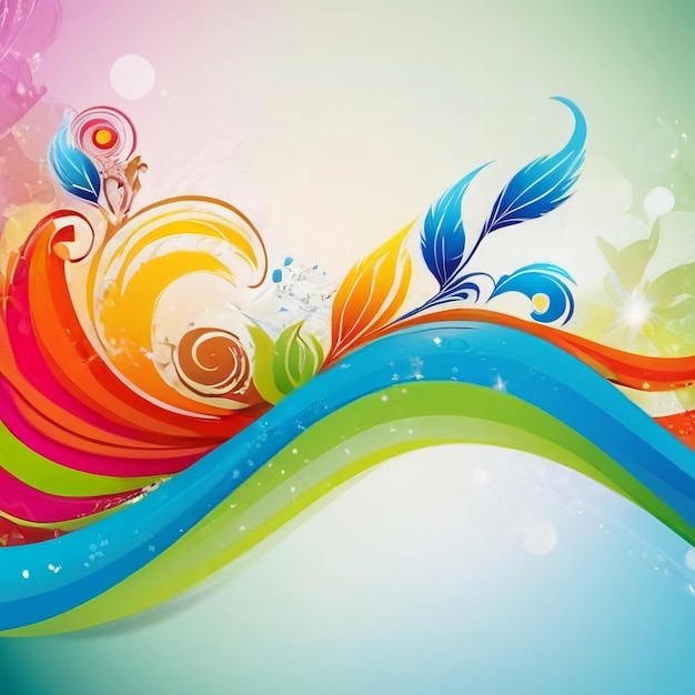 Background colorful design best quality hyper realistic wallpaper image