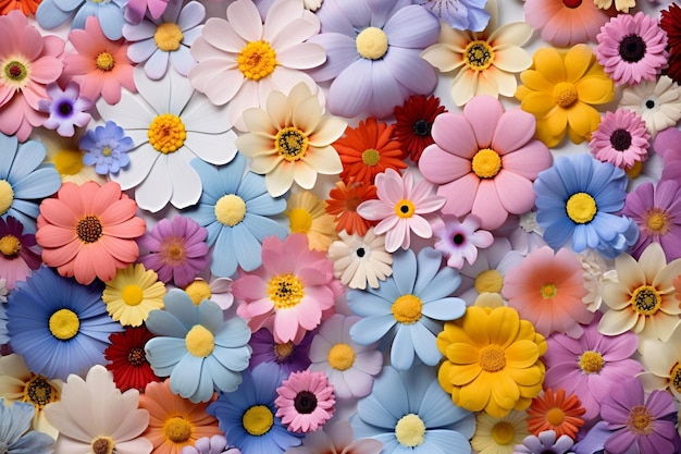 Background colorful ditsy floral print