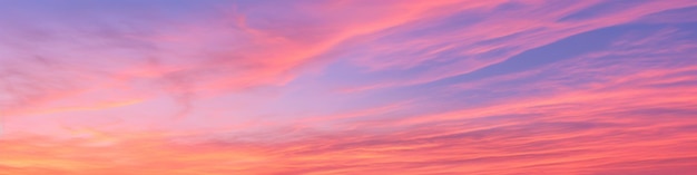 色とりどりの空の背景 美しい夕暮れの空 自然の空の背景 ジェネレーティブ・AI