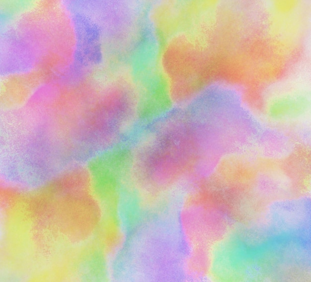 background of colorful watercolor stains on textured surface with blur