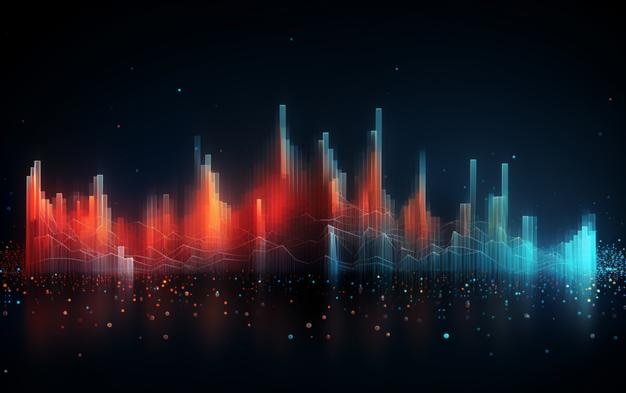 background concept with abstract data design
