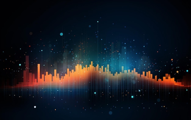 background concept with abstract data design