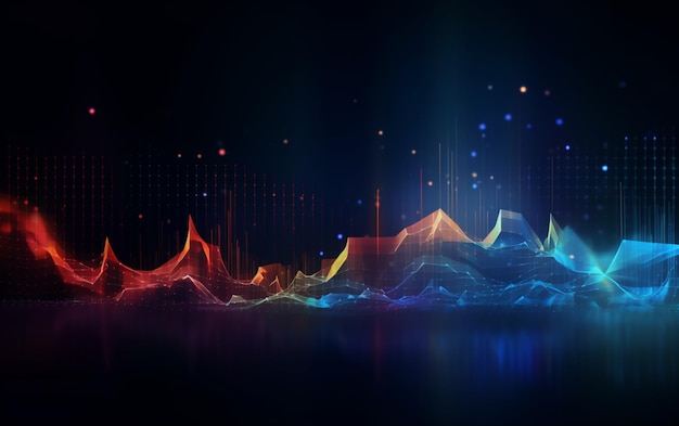 background concept with abstract data design