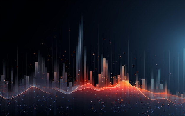 background concept with abstract data design
