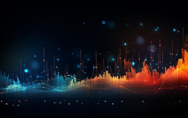 background concept with abstract data design