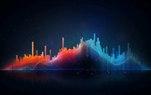 Background concept with abstract data design