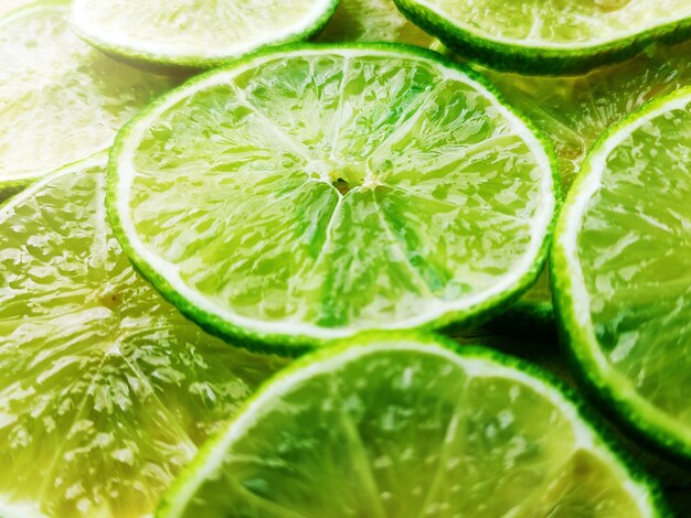 Background consisting of lime slices.