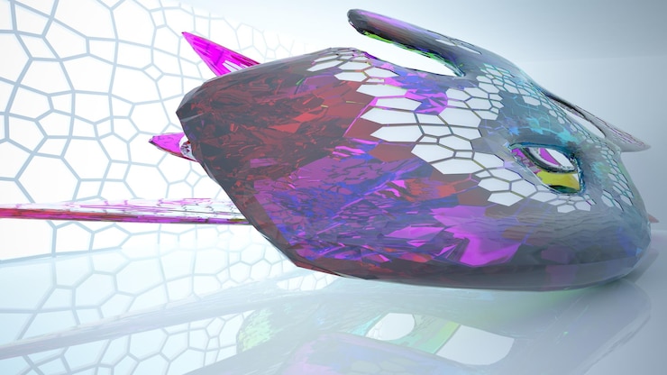 Photo background contemporary showroom modern colored glass exhibition tunnel empty gallery backlight