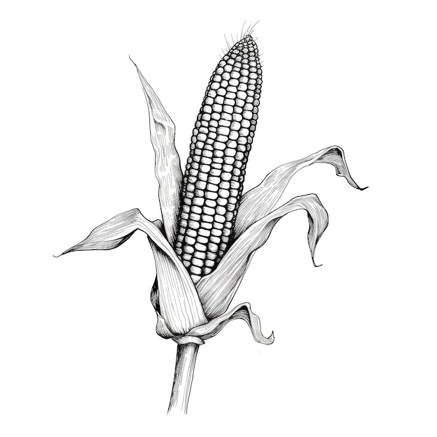 Background corn ai generated