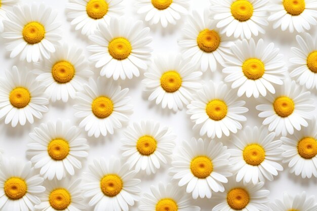 background of daisies