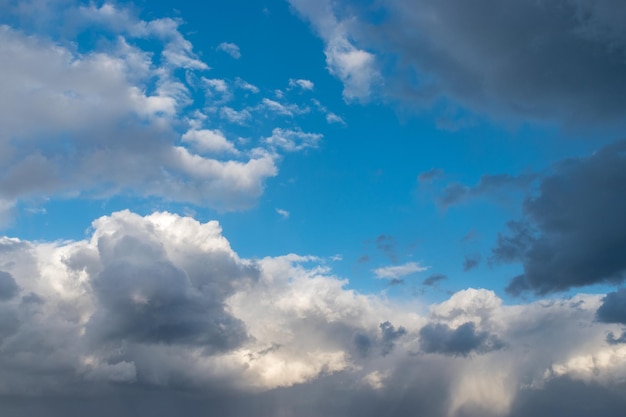 Background of dark clouds before a thunder-storm