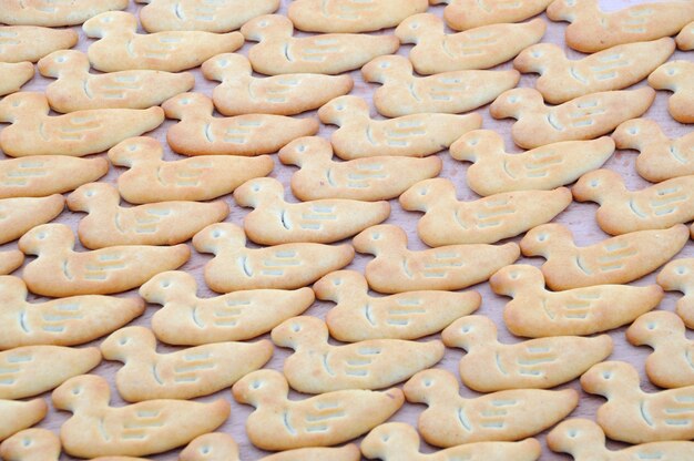 A background of delicious cookies