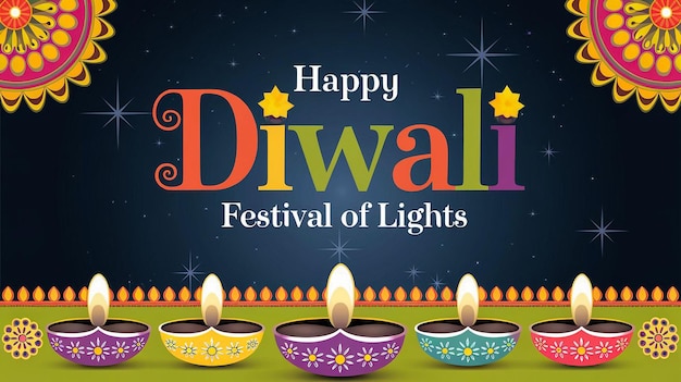 background design banner poster happy creative card india wallpaper celebration diwali we