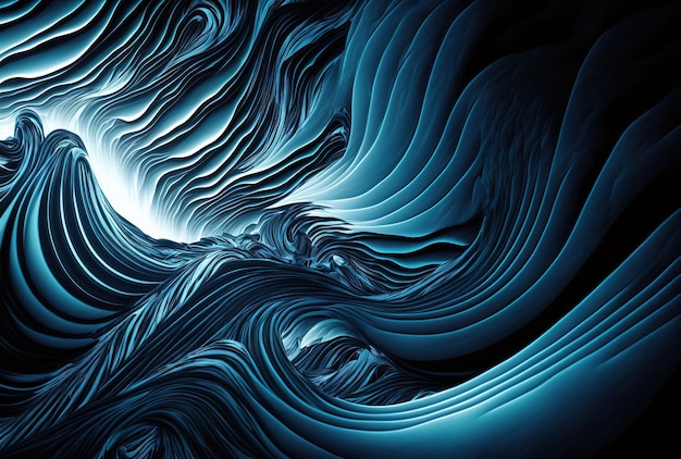 Background for design with an abstracted blue and black color scheme