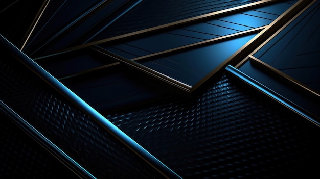 Background design with diagonal dark blue line pattern Ai Generated Image