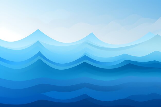 Photo background design with different shades of blue