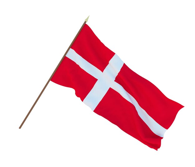 Background for designers illustrators National Independence Day Flags of Denmark