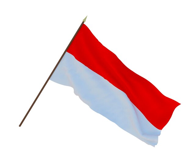 Background for designers illustrators National Independence Day Flags of Indonesia