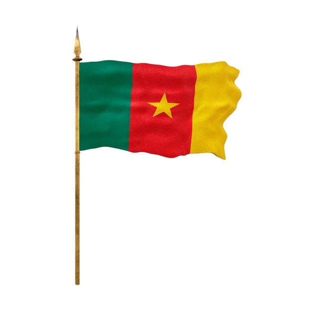 Background for designers National Day National flag of Cameroon