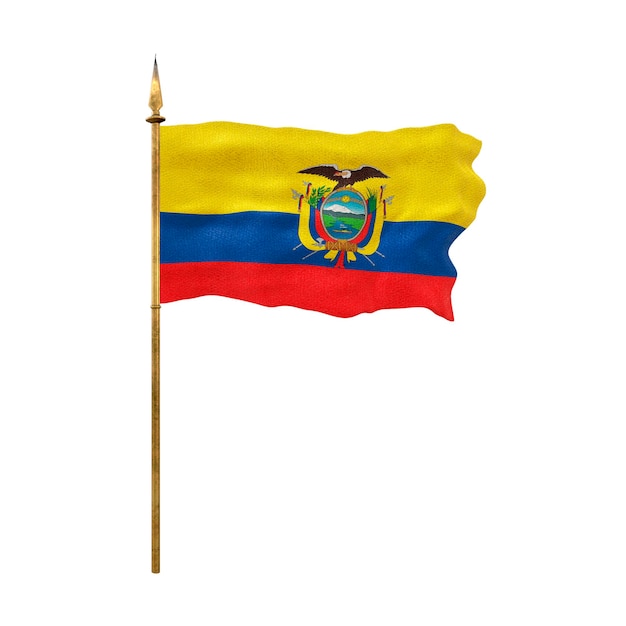 Background for designers National Day National flag of Ecuador