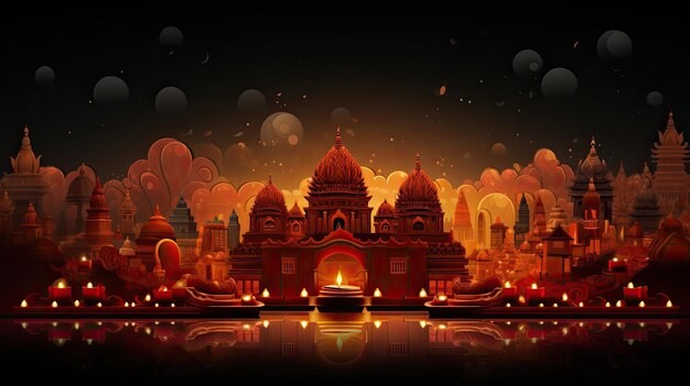 Photo background for diwali graphic