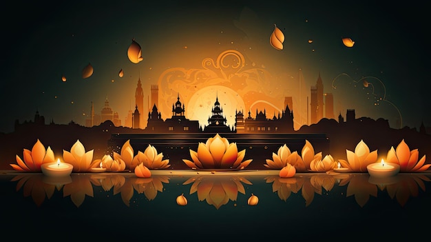 Photo background for diwali graphic