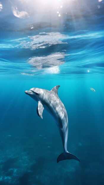 Photo background for dolphin