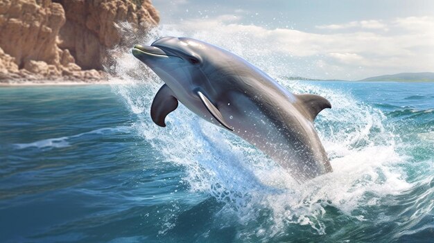 Photo background for dolphin