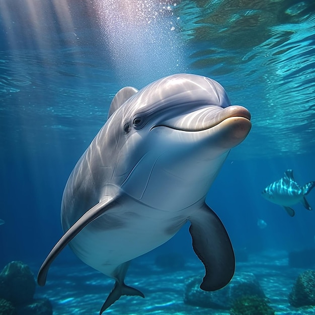 Photo background for dolphin