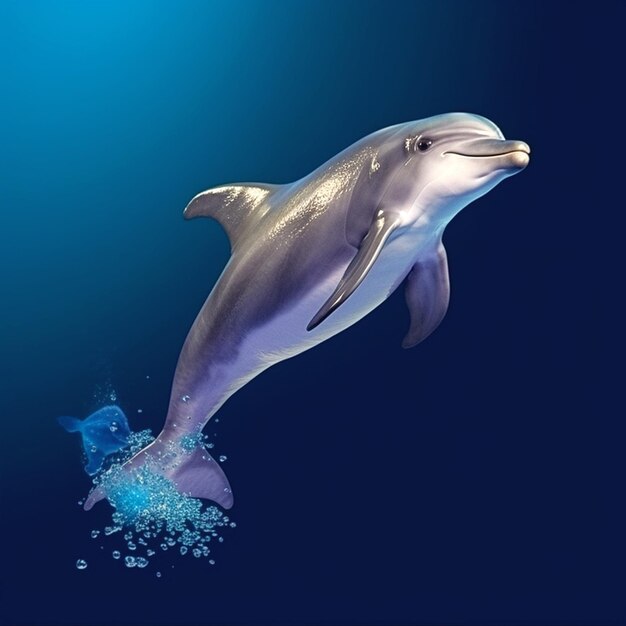 Background for dolphin