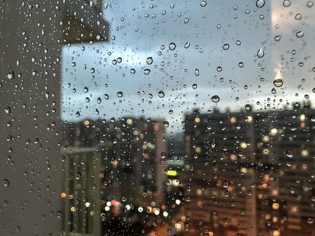 雨滴の水滴の背景