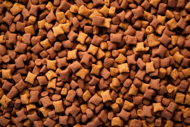 Background of dry dog food