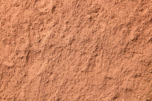 Background of a dry powder cocoa brown