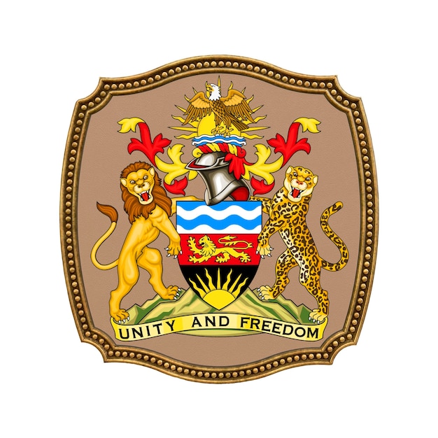 Foto sfondo per editori e designer illustrazione 3d della festa nazionale icona stemma del malawi