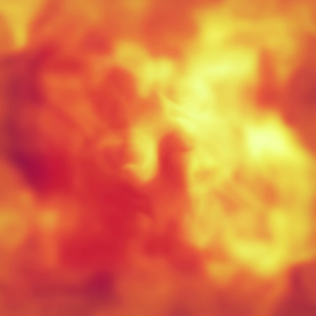 Background of explosion of flames with blur