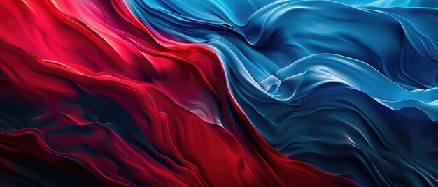 Photo background exudes sophistication adorned with a gradient of azure vermilion and ruby waves