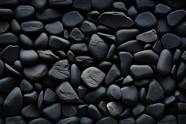 Background featuring black stone Generative AI