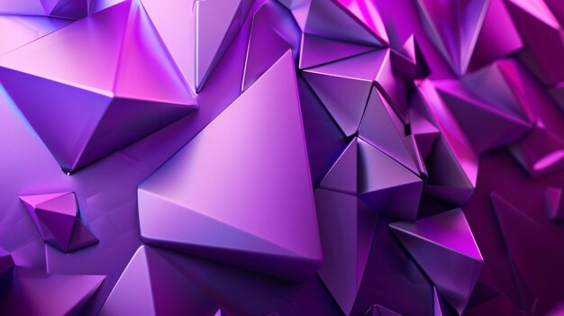 い紫色の幾何学的形状を特徴とする背景