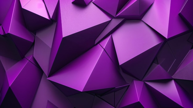 Background featuring sharp violet geometric shapes
