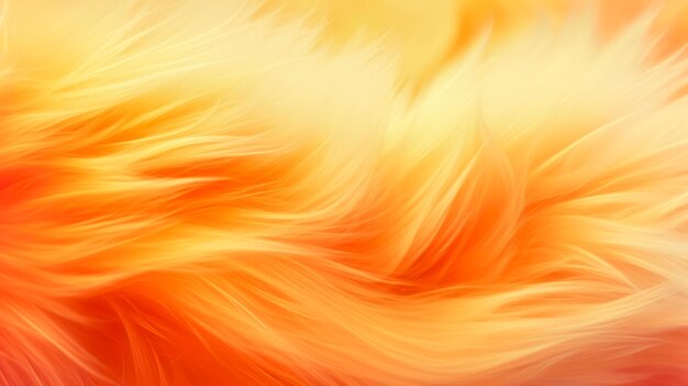 Background of firered faux fur that appears to be in motion