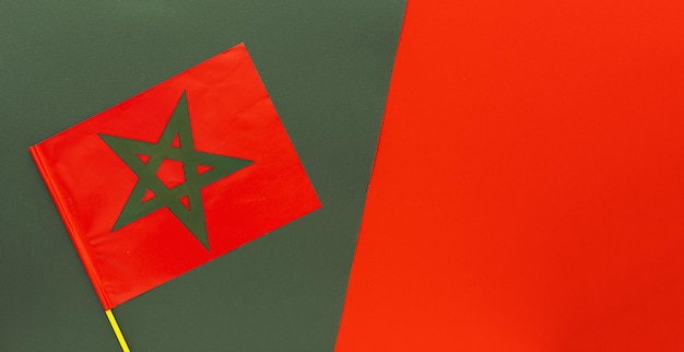 Sfondo di bandiere del marocco